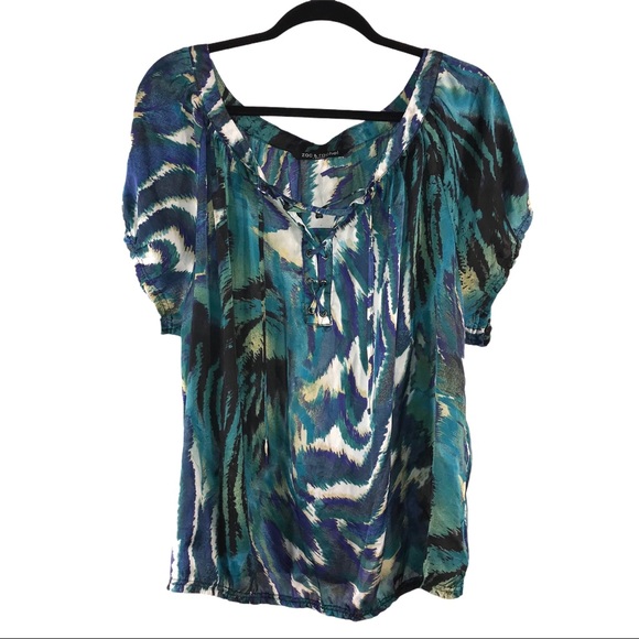 Lace Up Front Summer Shirt - Picture 10 of 10